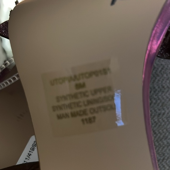 Steve madden Utopia Metallic Butterfly Embellished Ankle Wrap Dress Sandals - Picture 13 of 13